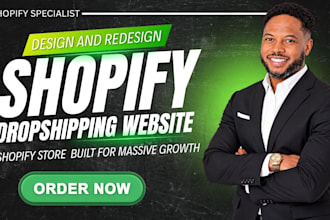 design shopify website redesign shopify store dropshipping store setup