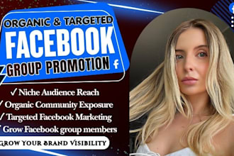 grow facebook group members fb group promotion targeted fb page marketing