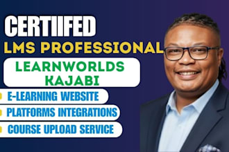 build learnworlds online course kajabi lms course website, elearning website
