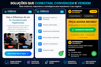 modern landing page development