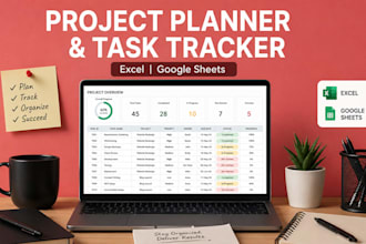 create project planner spreadsheet task tracker excel project, google sheets