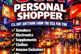 buy anything from USA for you
