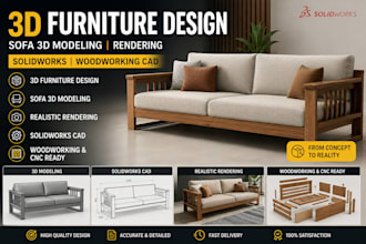 3d furniture design sofa 3d design furniture rendering solidworks woodworking ca
