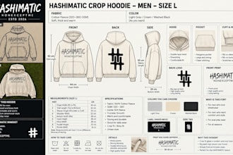 create fashion tech pack clothing tech pack streetwear tech pack for production