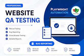 do professional website QA testing and bug reporting