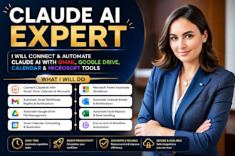connect ai gmail google drive calendar microsoft automate API integration