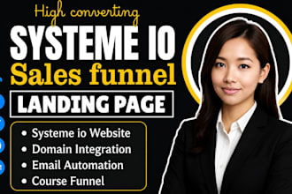 setup systeme io email marketing automation and sales funnel for coaches