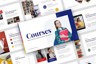design professional course presentation training slides e learning deck
