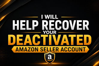 help recover your deactivated amazon seller account