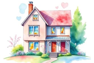 create home portrait watercolor art from photo