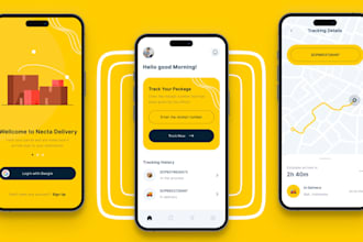 develop fleet, logistics, food delivery, parcel delivery mobile application