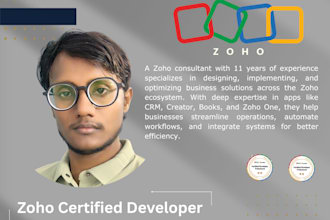 zoho CRM setup zoho books setup zoho one setup