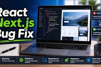 fix react nextjs bugs build errors and responsive issues
