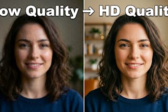 upscale blurry low quality images to high resolution