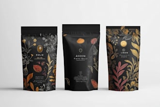 do product packaging design, pouch design