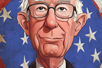 do digital political cartoon for political cartoon