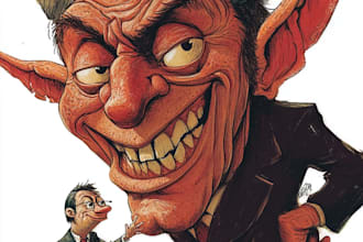 create digital political cartoon for political cartoon