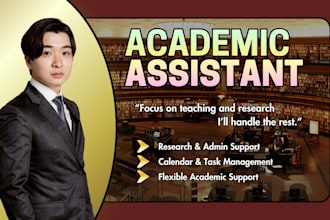 provide research and academic assistant support