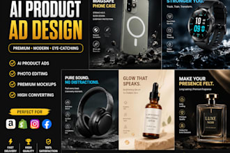 professional realistic ai product photography and mockup