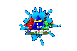 create a fun hip logo for a water balloon fight event