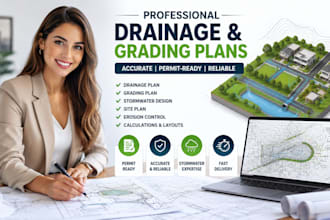 design permit ready drainage plan, civil 3d stormwater design, swppp