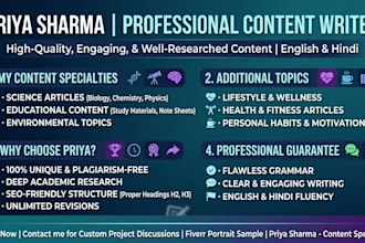 write engaging educational and health blog posts