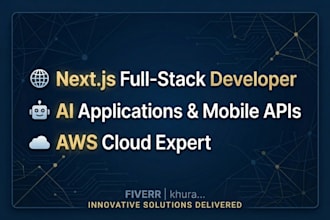 develop full stack ai web apps and cloud solutions