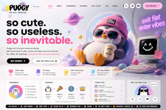 build your memecoin website crypto landing page or viral web experience