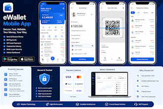 develop an ewallet mobile app with secure payment and money transfer features