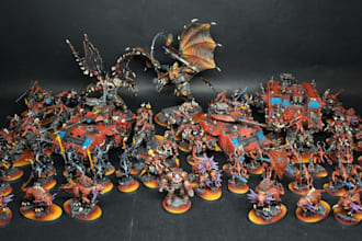 professional miniature painting service commissions pro painted