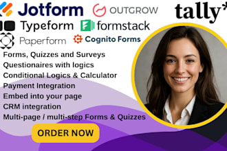 design jotform typeform tally paperform and google forms surveys and quizzes