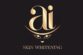 design mascot handmade skin whitening logo
