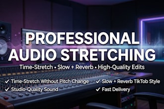 time stretch, sound stretch and create edits for your music, sound and audio