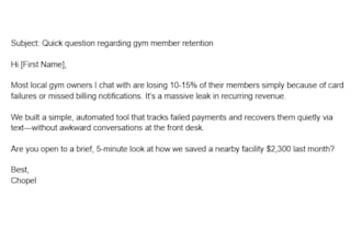 write a high converting b2b cold email sequence