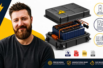 ev battery enclosure drawing, charging cad, battery pack blueprint expert plus l
