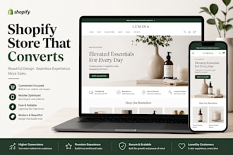 design a professional shopify store