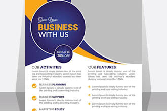 create professional flyers, posters