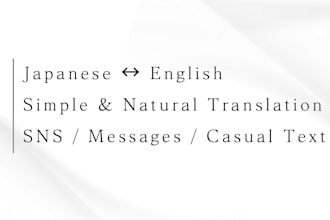 provide simple japanese translation and support