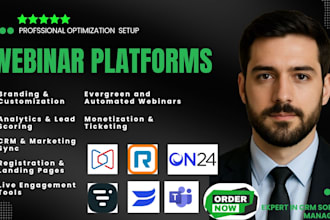 configure and optimize webinar platforms to your business