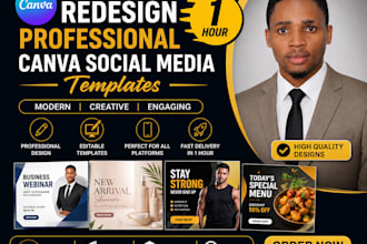 design canva landing page, ugc portfolio and website