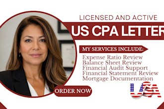provide CPA letter on letterhead confirming business activeness and good stand
