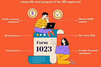 form your 501c3 nonprofit and prepare it for irs approval