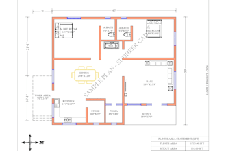 do vastu house plan and floor plan with autocad dwg file