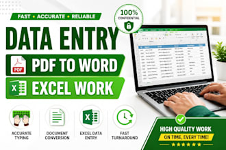 convert PDF to world or excel manually