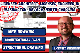 licensed architect, licensed engineer in washington, nevada, north carolina