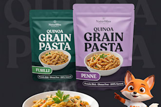 design a professional product packaging with mascot