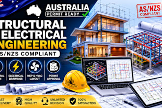 design australia electrical, mep and lighting drawings for permit approval