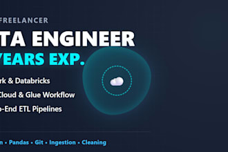be your senior data engineer in pyspark, AWS glue, and databricks