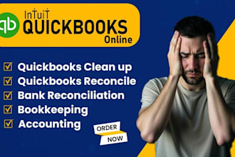 do quickbooks online cleanup monthly bookkeeping and reconciliation