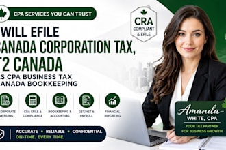 efile canada corporation tax, t2 canada as CPA business tax canada bookkeeping